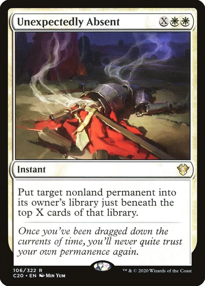 Unexpectedly Absent 106 card from Commander 2020