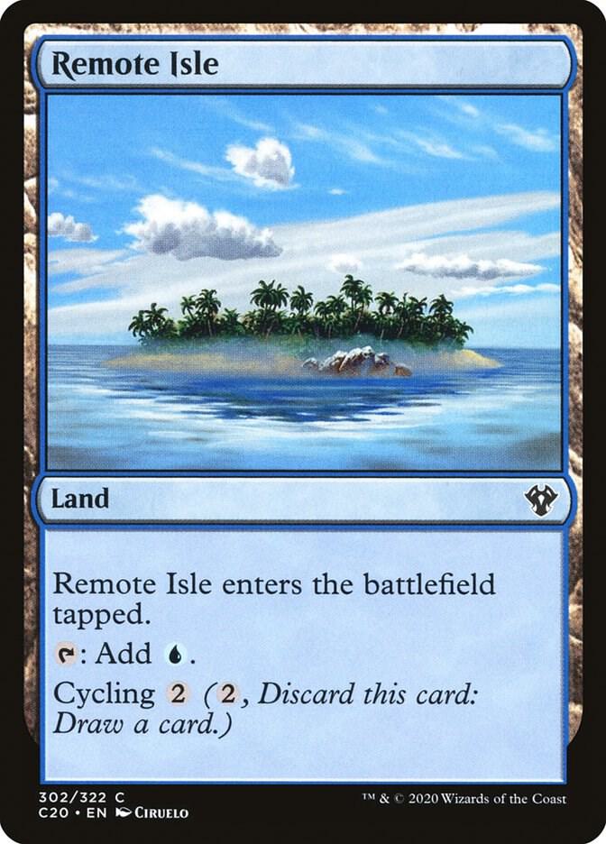 Remote Isle 302 card from Commander 2020