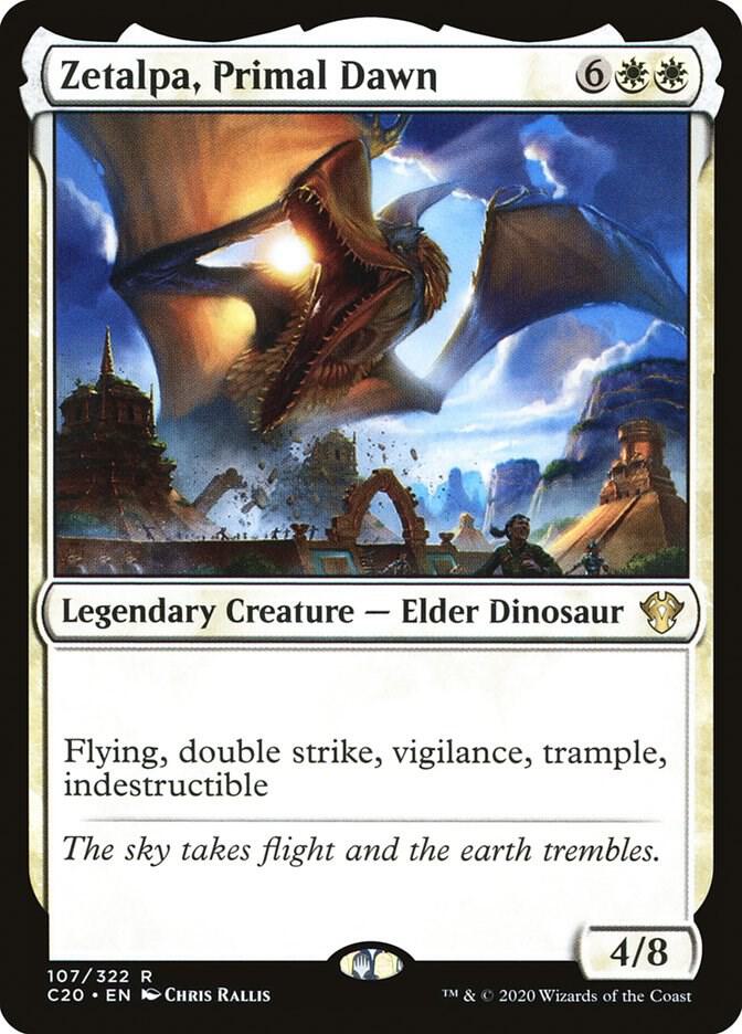 Zetalpa, Primal Dawn 107 card from Commander 2020