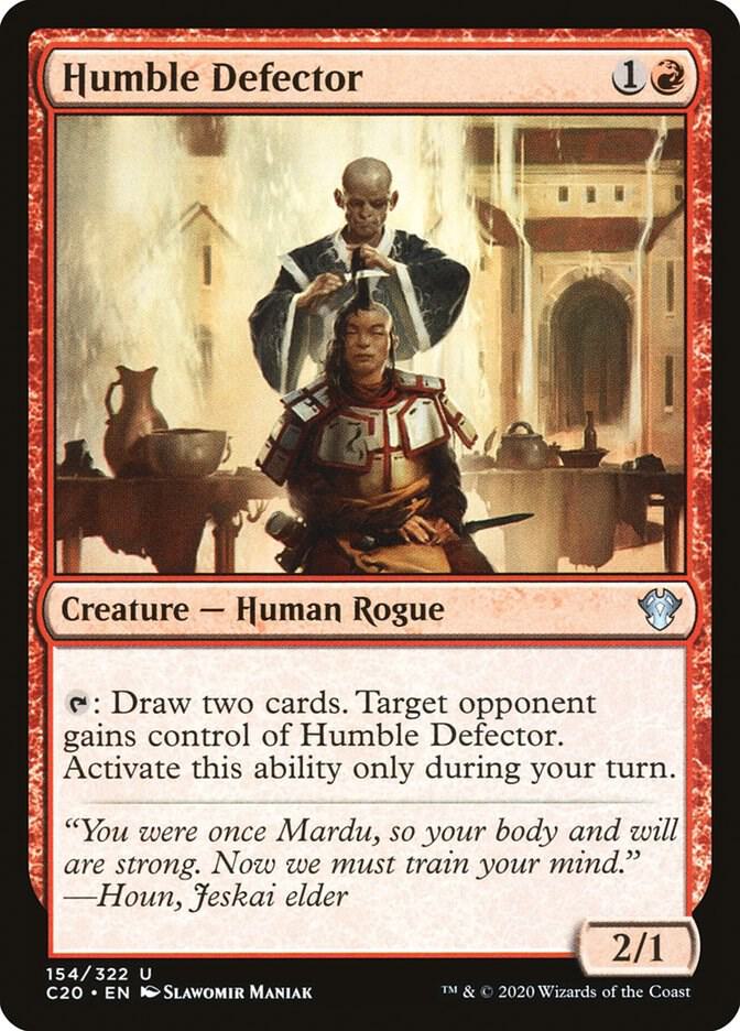 Humble Defector 154 card from Commander 2020