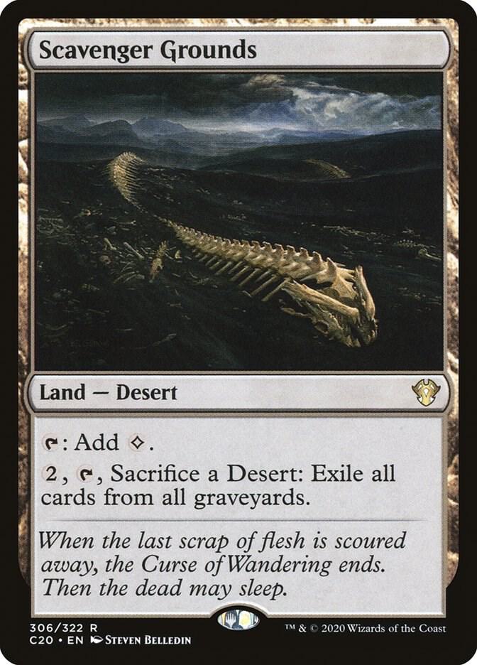 Scavenger Grounds 306 card from Commander 2020