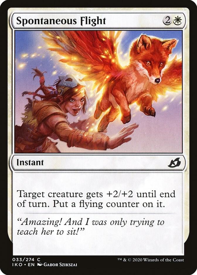 Spontaneous Flight 33 card from Ikoria: Lair of Behemoths