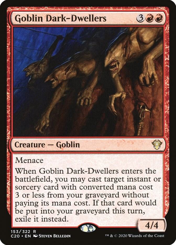 Goblin Dark-Dwellers 153 card from Commander 2020