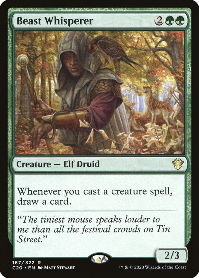Beast Whisperer 167 card from Commander 2020