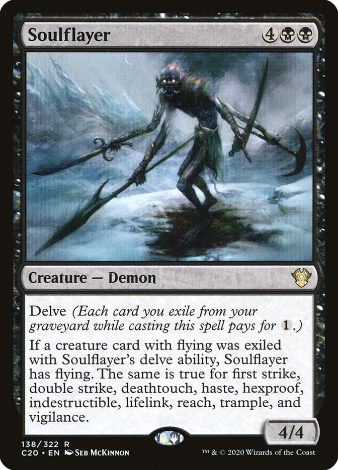 Soulflayer 138 card from Commander 2020