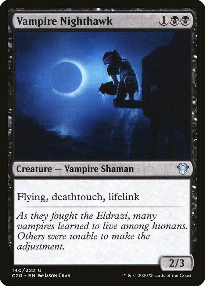 Vampire Nighthawk 140 card from Commander 2020