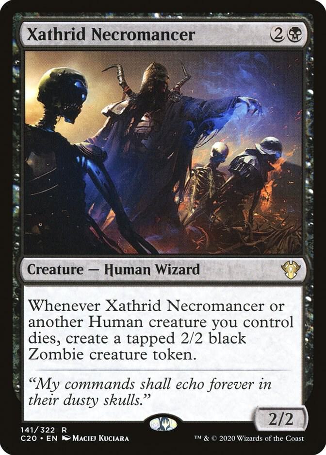 Xathrid Necromancer 141 card from Commander 2020