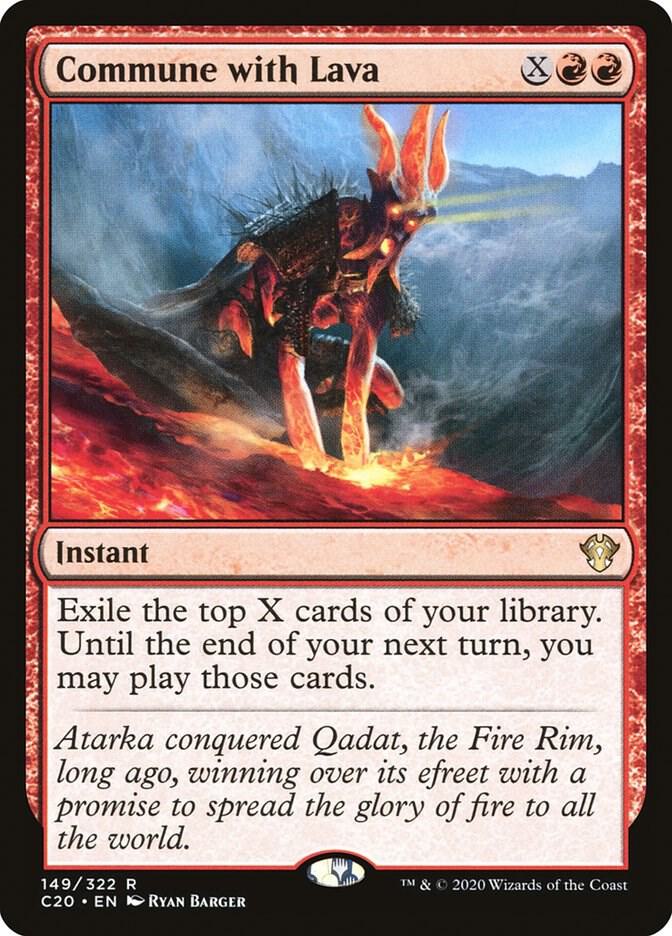 Commune with Lava 149 card from Commander 2020