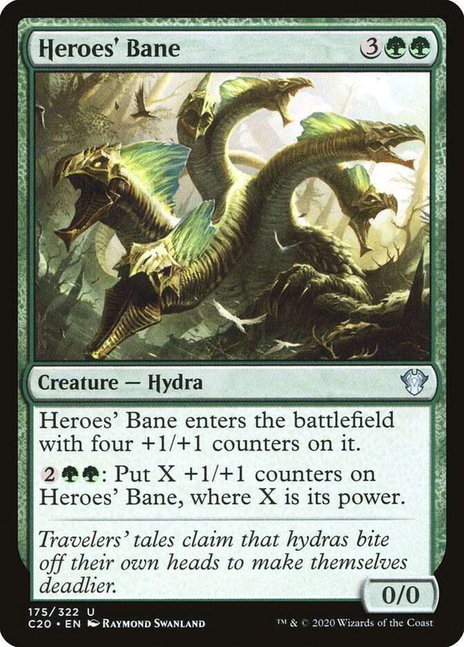 Heroes' Bane 175 card from Commander 2020