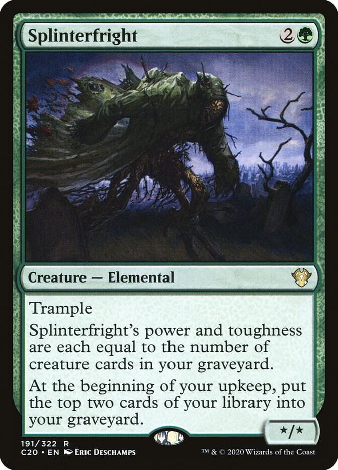 Splinterfright 191 card from Commander 2020