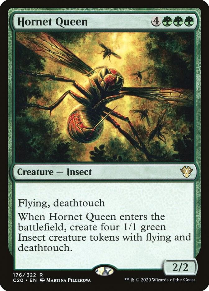 Hornet Queen 176 card from Commander 2020
