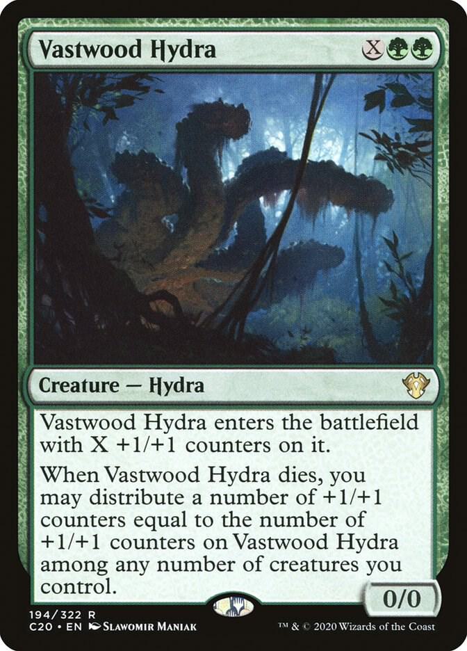 Vastwood Hydra 194 card from Commander 2020
