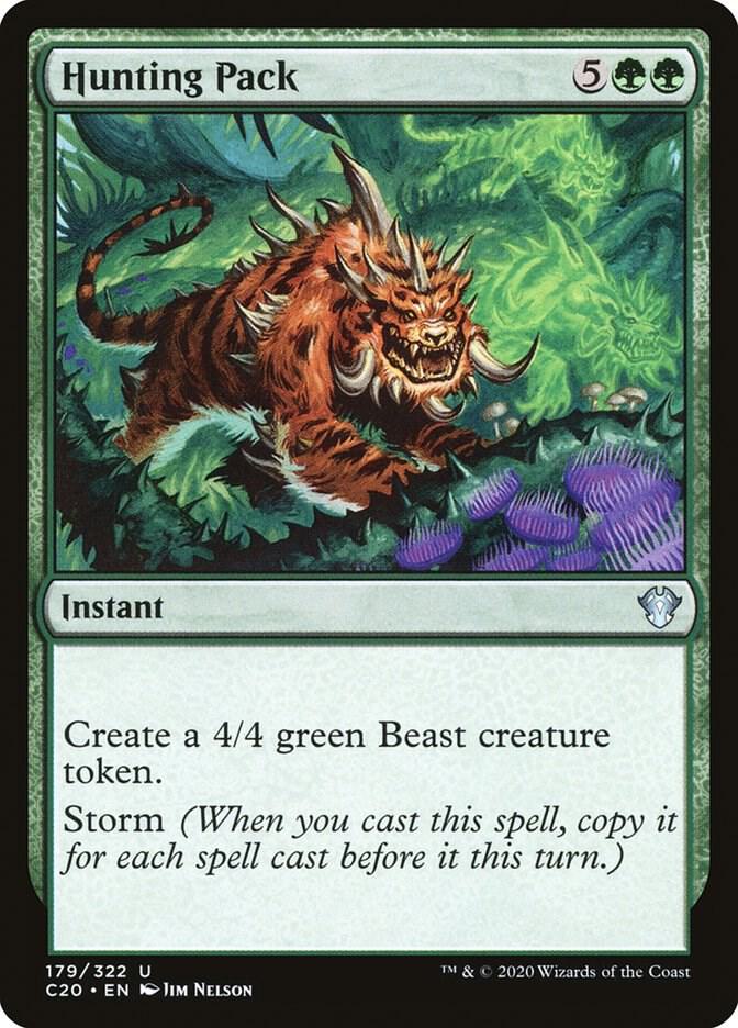 Hunting Pack 179 card from Commander 2020