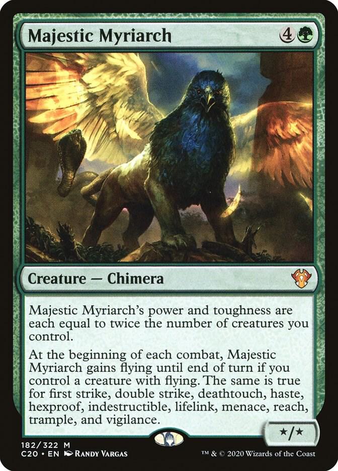 Majestic Myriarch 182 card from Commander 2020
