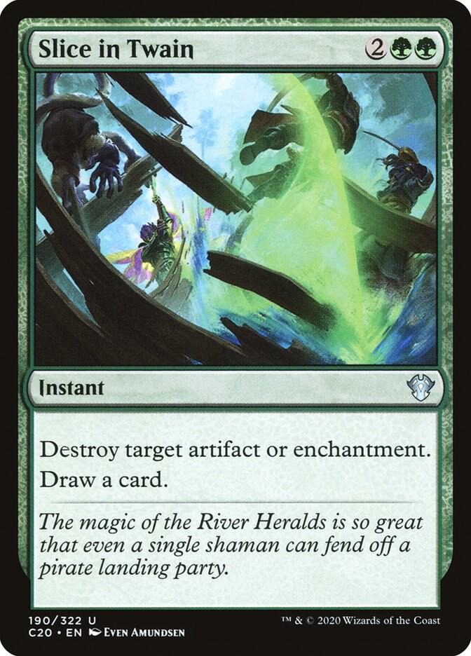 Slice in Twain 190 card from Commander 2020