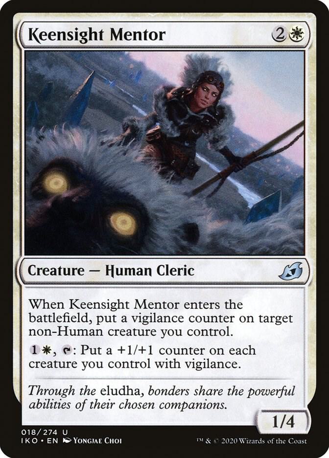 Keensight Mentor 18 card from Ikoria: Lair of Behemoths