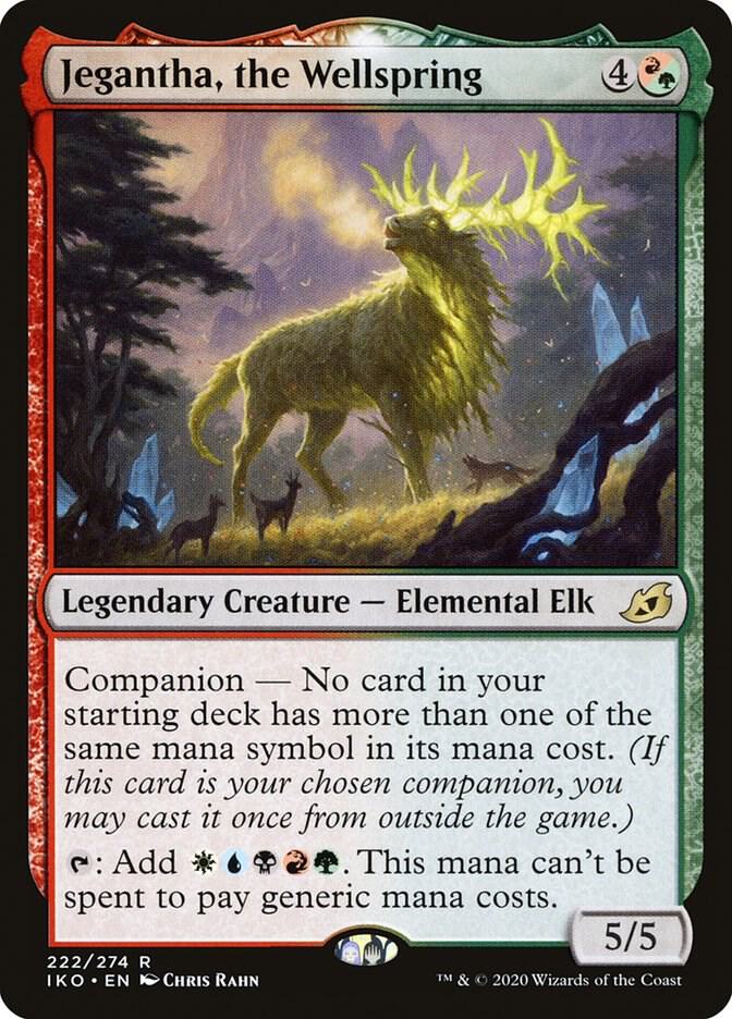 Jegantha, the Wellspring 222 card from Ikoria: Lair of Behemoths