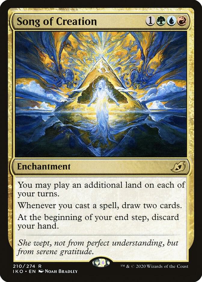 Song of Creation 210 card from Ikoria: Lair of Behemoths