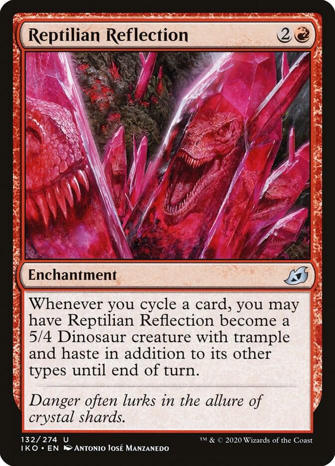 Reptilian Reflection 132 card from Ikoria: Lair of Behemoths