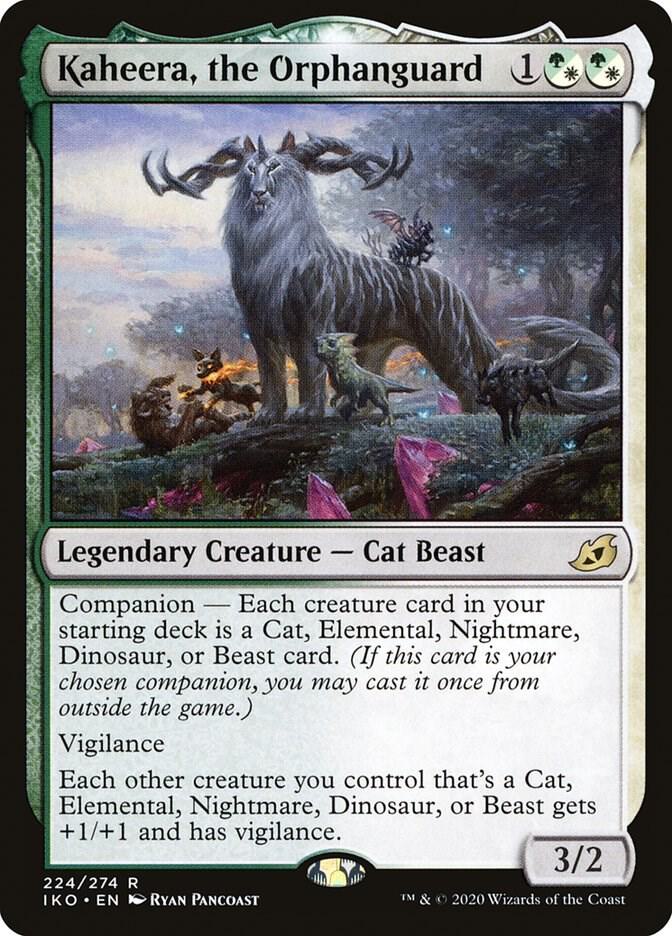 Kaheera, the Orphanguard 224 card from Ikoria: Lair of Behemoths