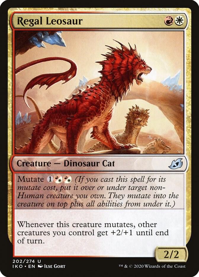 Regal Leosaur 202 card from Ikoria: Lair of Behemoths