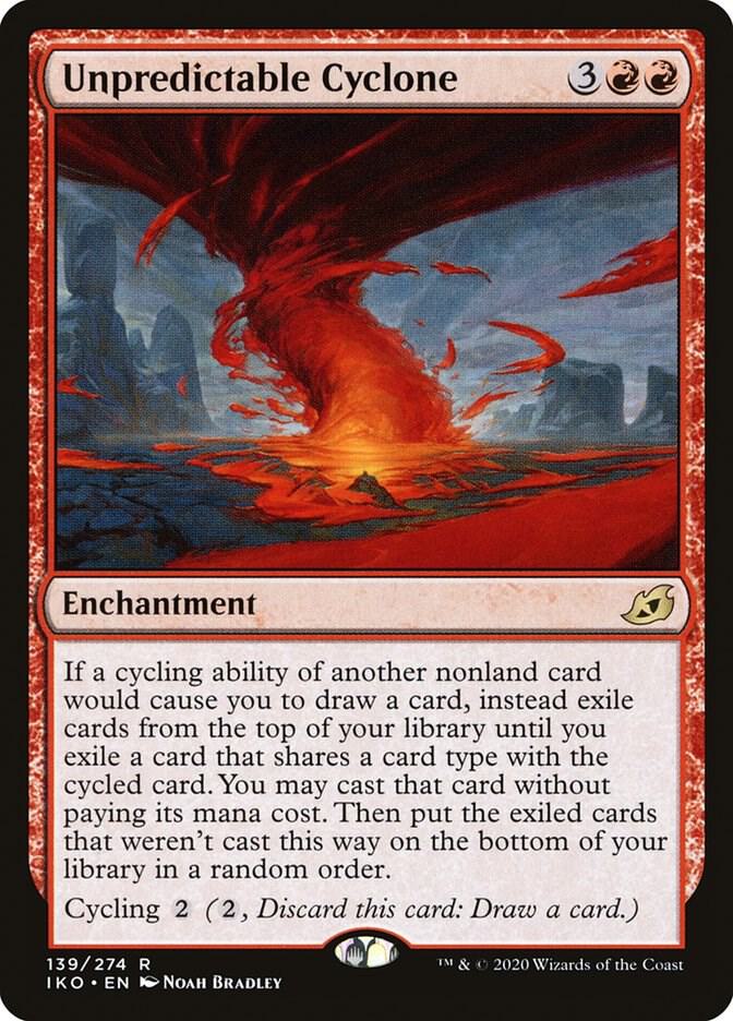 Unpredictable Cyclone 139 card from Ikoria: Lair of Behemoths