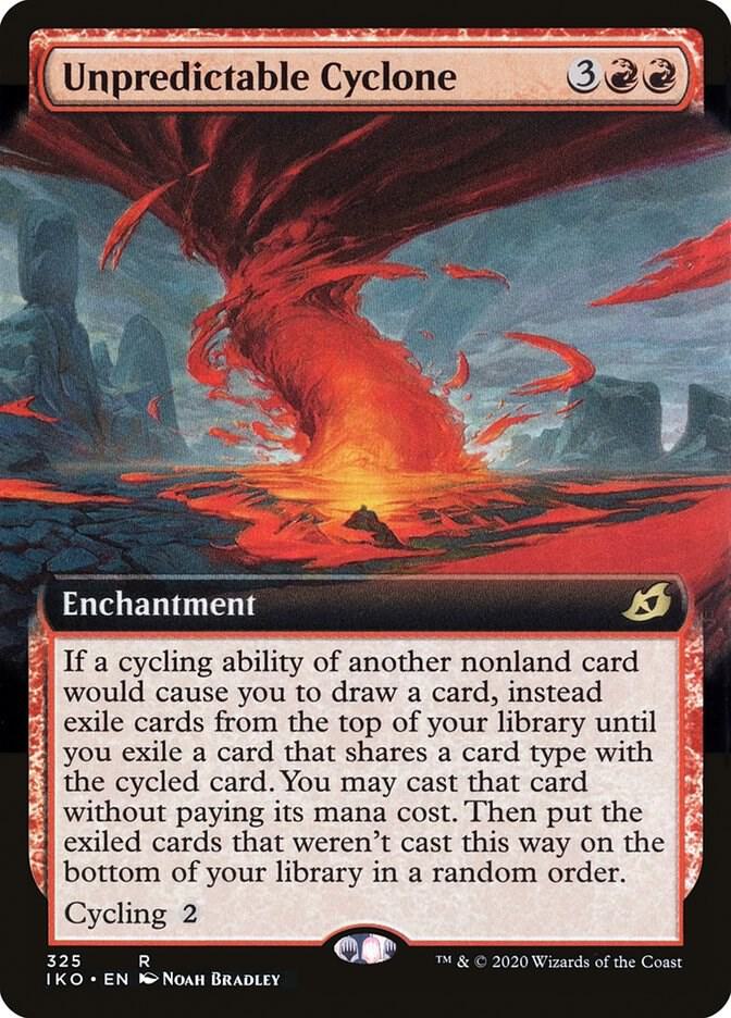 Unpredictable Cyclone (Extended Art) 325 card from Ikoria: Lair of Behemoths