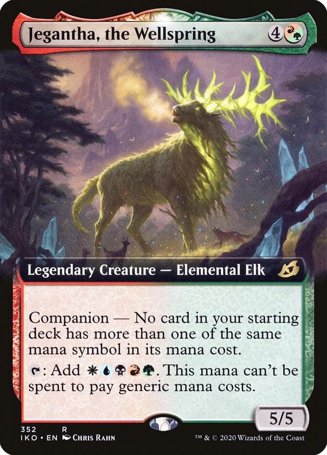 Jegantha, the Wellspring (Extended Art) 352 card from Ikoria: Lair of Behemoths
