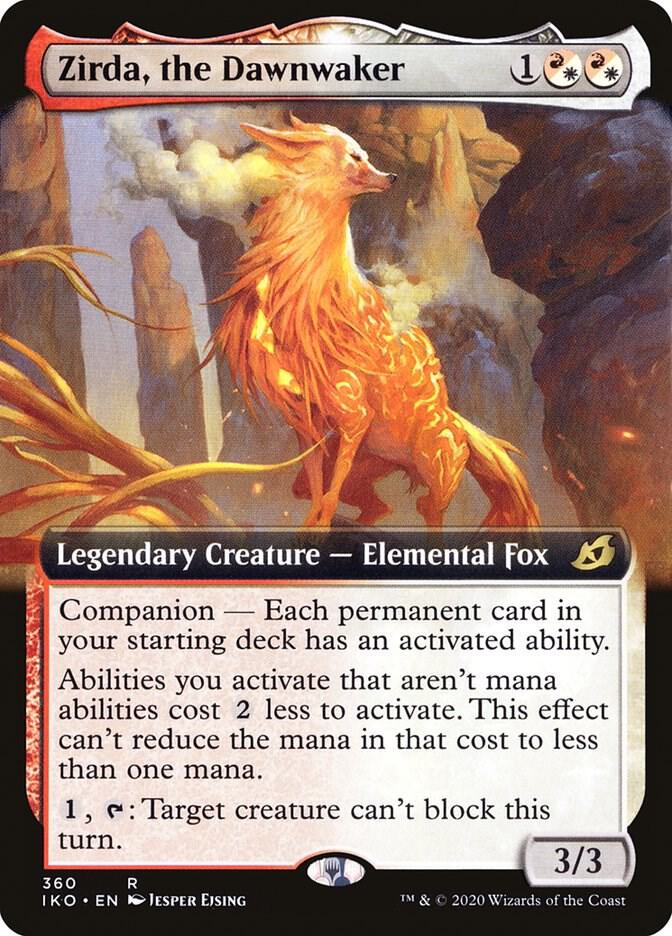 Zirda, the Dawnwaker (Extended Art) 360 card from Ikoria: Lair of Behemoths