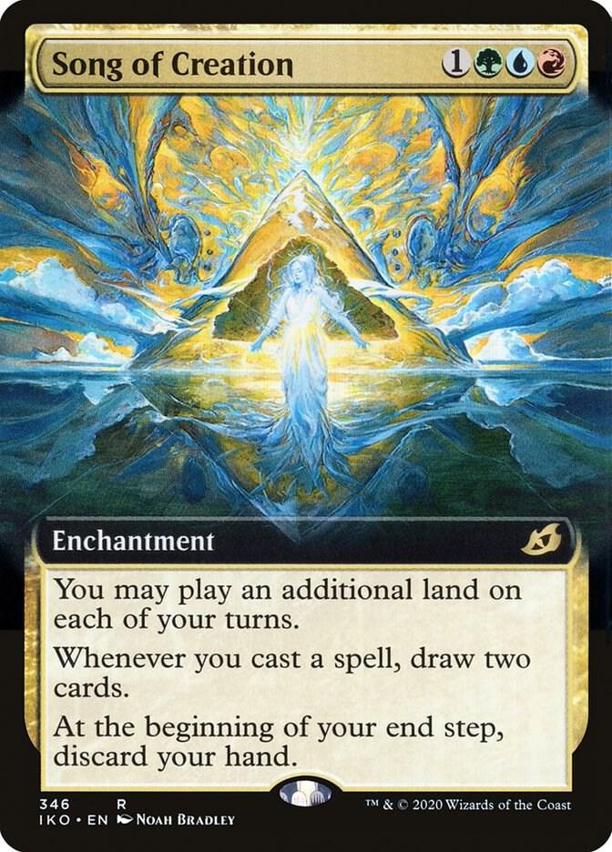 Song of Creation (Extended Art) 346 card from Ikoria: Lair of Behemoths