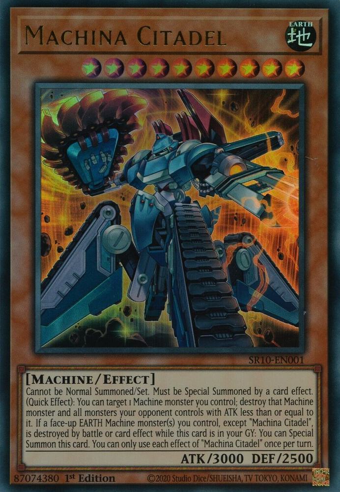 Machina Citadel SR10-EN001 card from Structure Deck: Mechanized Madness