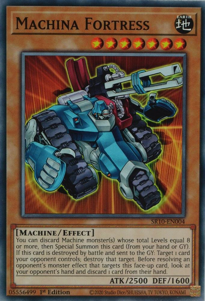 Machina Fortress SR10-EN004 card from Structure Deck: Mechanized Madness