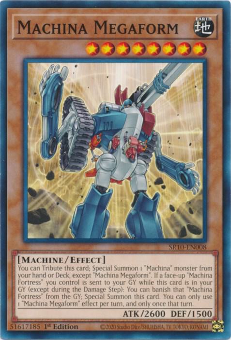 Machina Megaform SR10-EN008 card from Structure Deck: Mechanized Madness