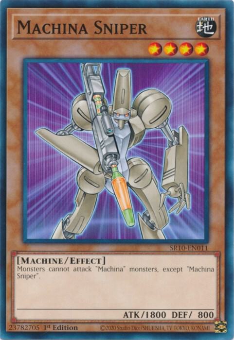 Machina Sniper SR10-EN011 card from Structure Deck: Mechanized Madness