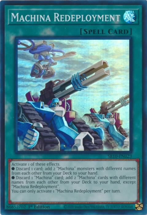Machina Redeployment SR10-EN023 card from Structure Deck: Mechanized Madness