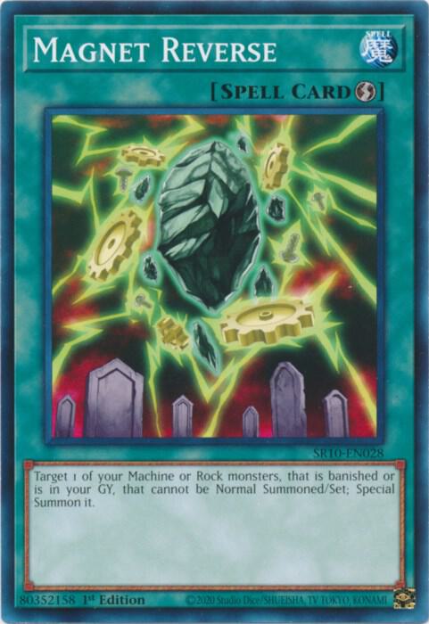 Magnet Reverse SR10-EN028 card from Structure Deck: Mechanized Madness