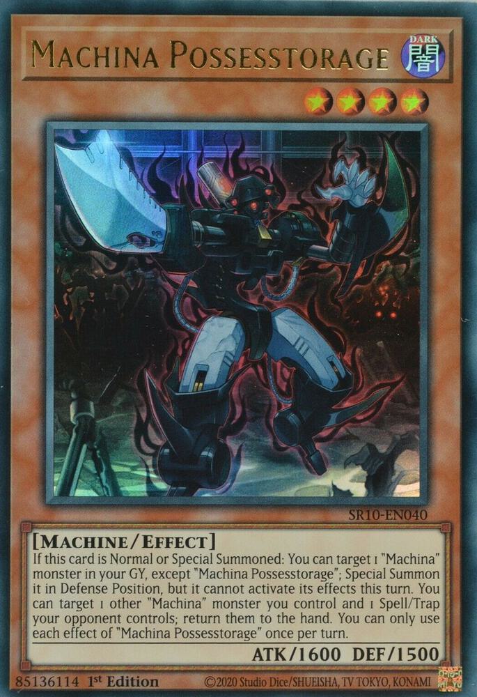 Machina Possesstorage SR10-EN040 card from Structure Deck: Mechanized Madness