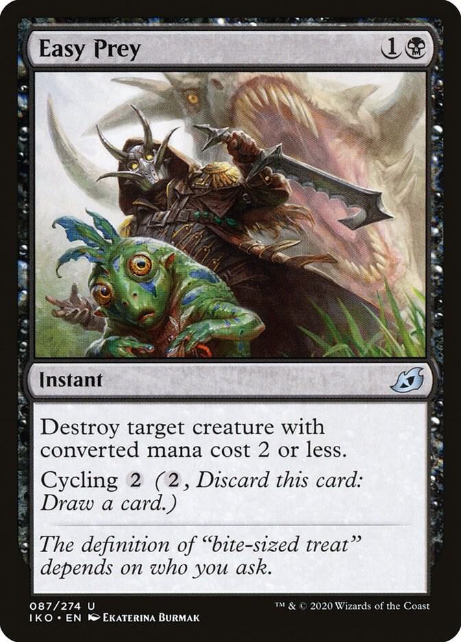 Easy Prey 87 card from Ikoria: Lair of Behemoths