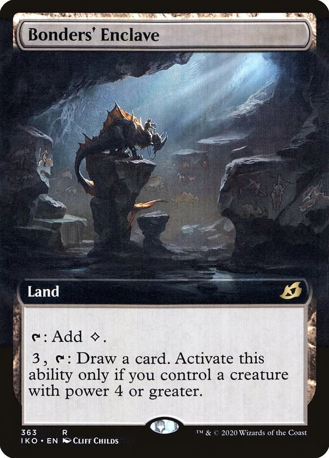 Bonders' Enclave (Extended Art) 363 card from Ikoria: Lair of Behemoths