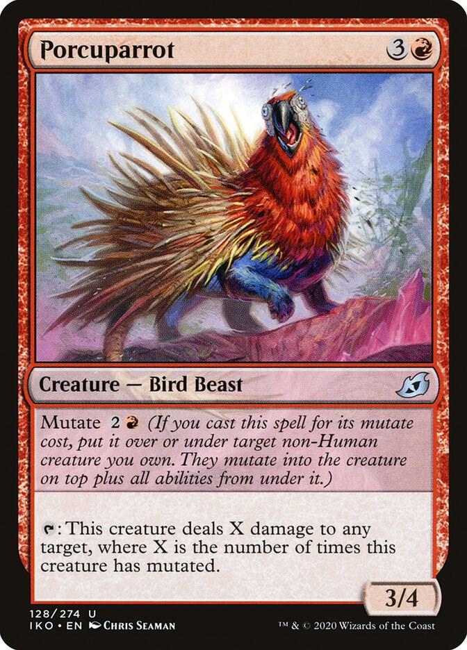 Porcuparrot 128 card from Ikoria: Lair of Behemoths