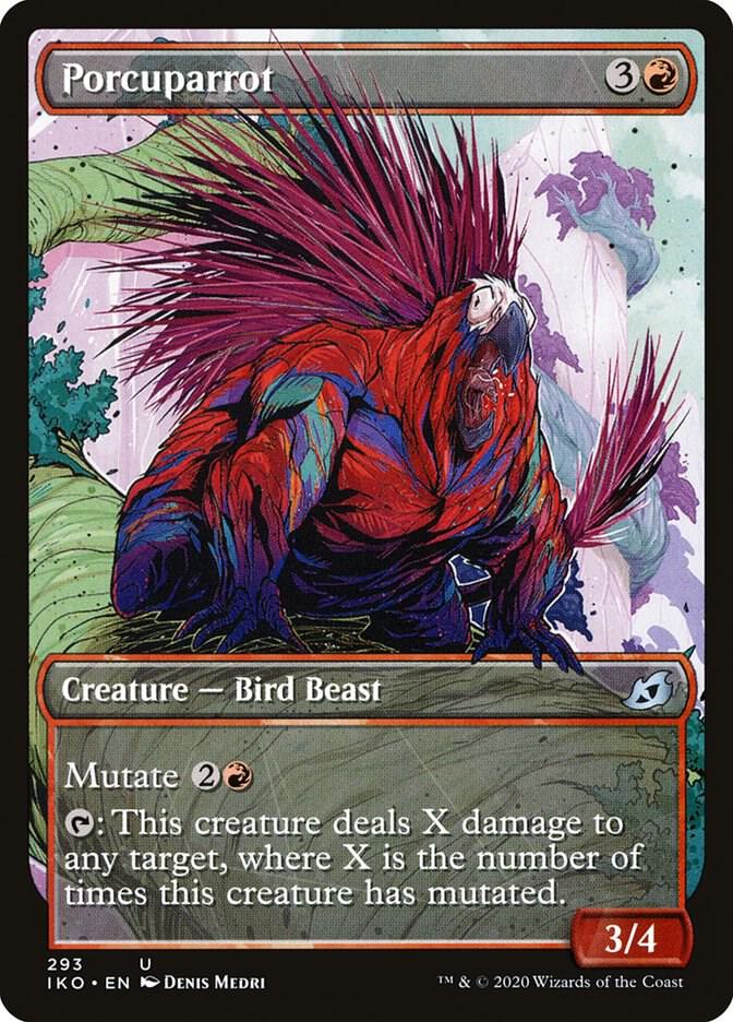 Porcuparrot (Showcase) 293 card from Ikoria: Lair of Behemoths