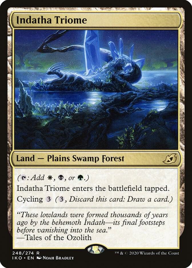 Indatha Triome 248 card from Ikoria: Lair of Behemoths