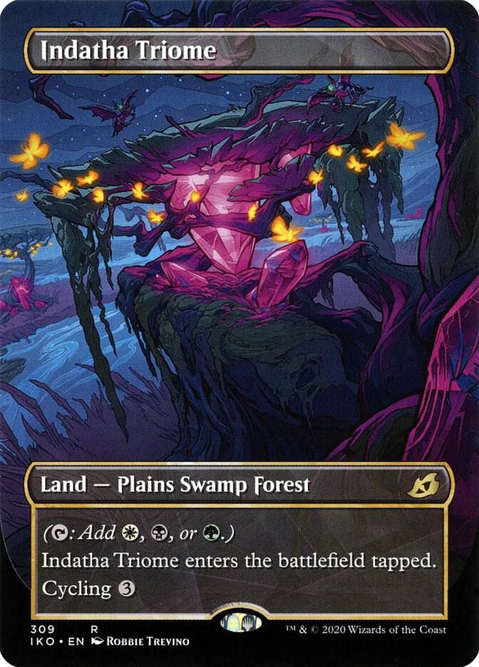 Indatha Triome (Showcase) 309 card from Ikoria: Lair of Behemoths