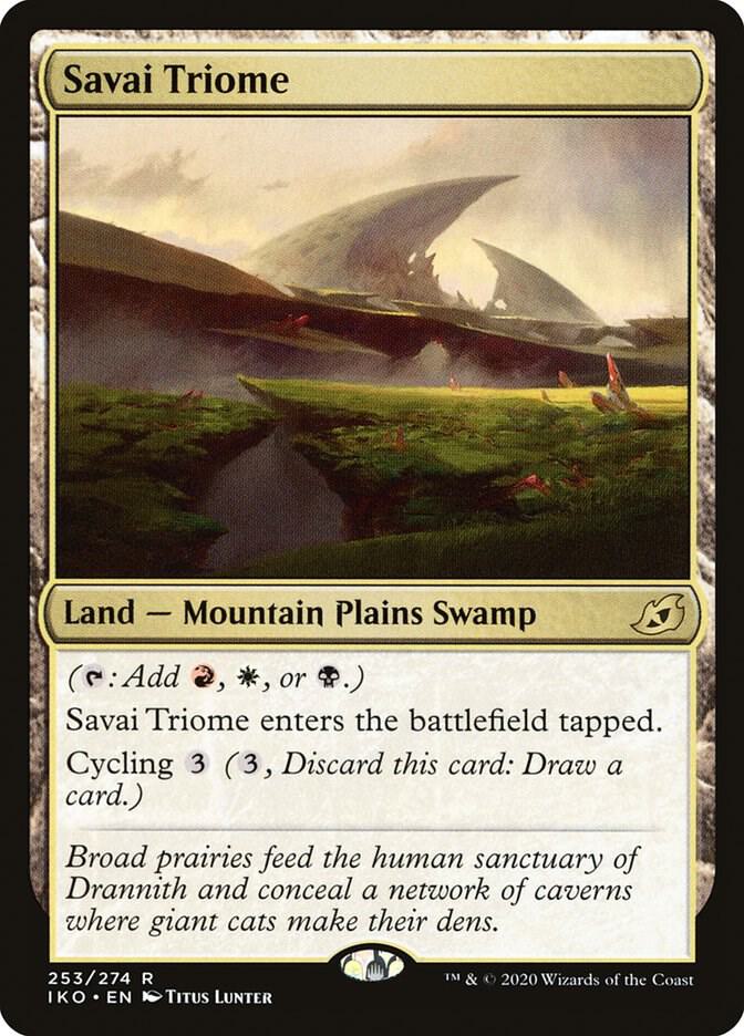 Savai Triome 253 card from Ikoria: Lair of Behemoths
