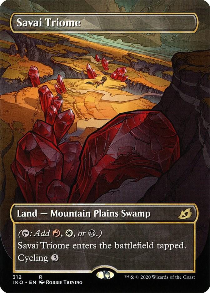Savai Triome (Showcase) 312 card from Ikoria: Lair of Behemoths