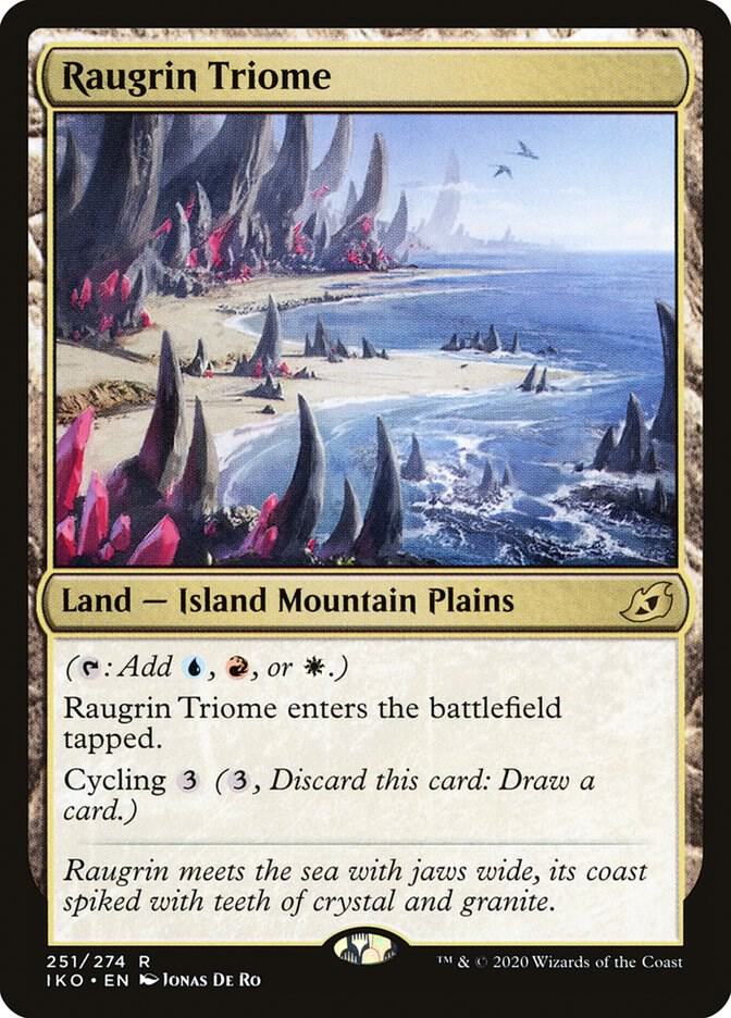 Raugrin Triome 251 card from Ikoria: Lair of Behemoths