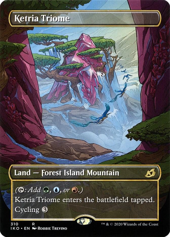 Ketria Triome (Showcase) 310 card from Ikoria: Lair of Behemoths
