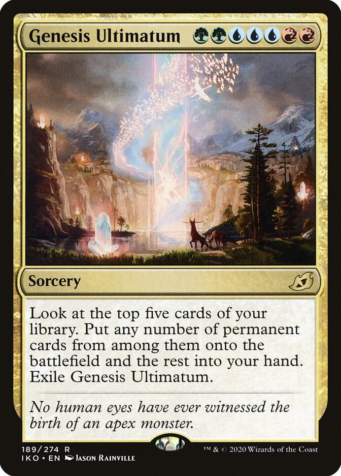 Genesis Ultimatum 189 card from Ikoria: Lair of Behemoths