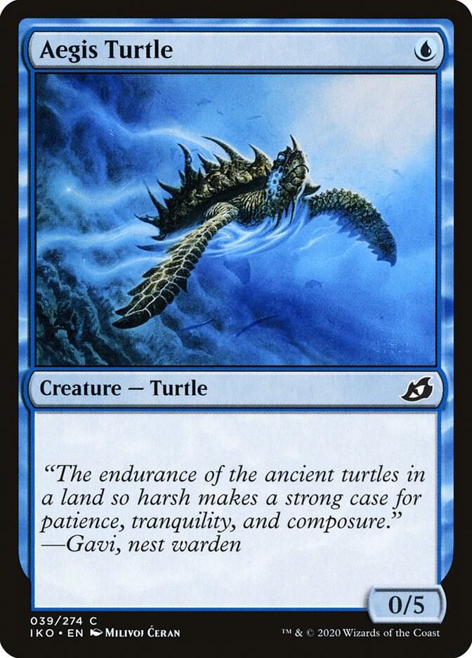 Aegis Turtle 39 card from Ikoria: Lair of Behemoths