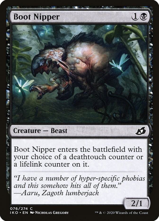 Boot Nipper 76 card from Ikoria: Lair of Behemoths